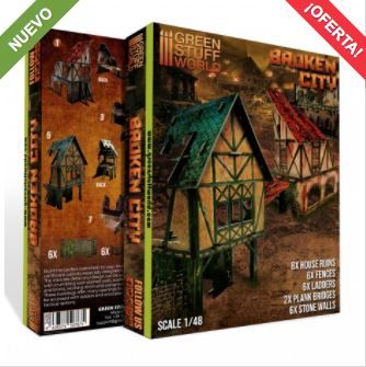 Green Stuff World: Ciudad en Ruinas - Set de Escenografia