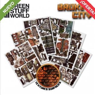 Green Stuff World: Ciudad en Ruinas - Set de Escenografia - Imagen 2