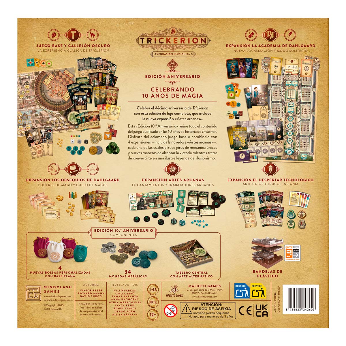 Trickerion: Leyendas del Ilusionismo - Edición 10.º aniversario (Español) - Imagen 3