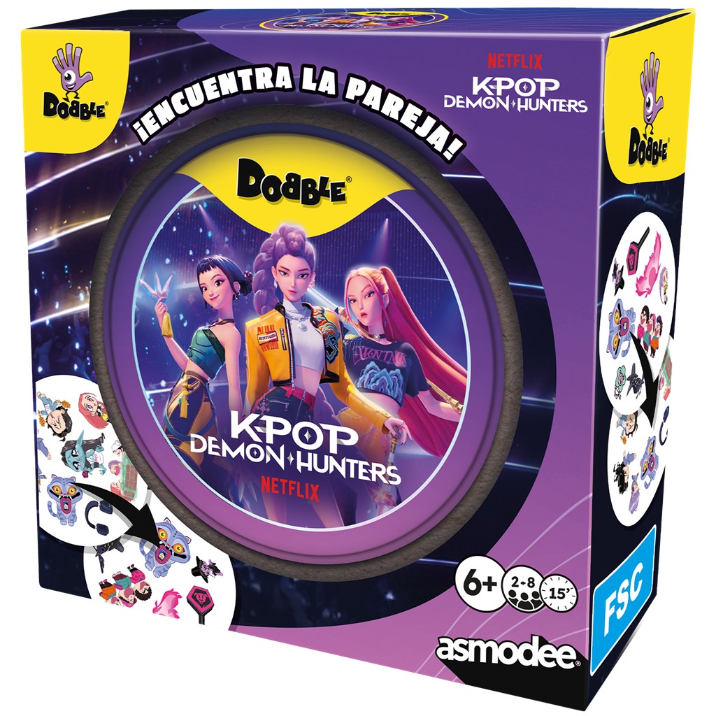 Pre Venta 30/10/2026. Dobble KPop Demon Hunters