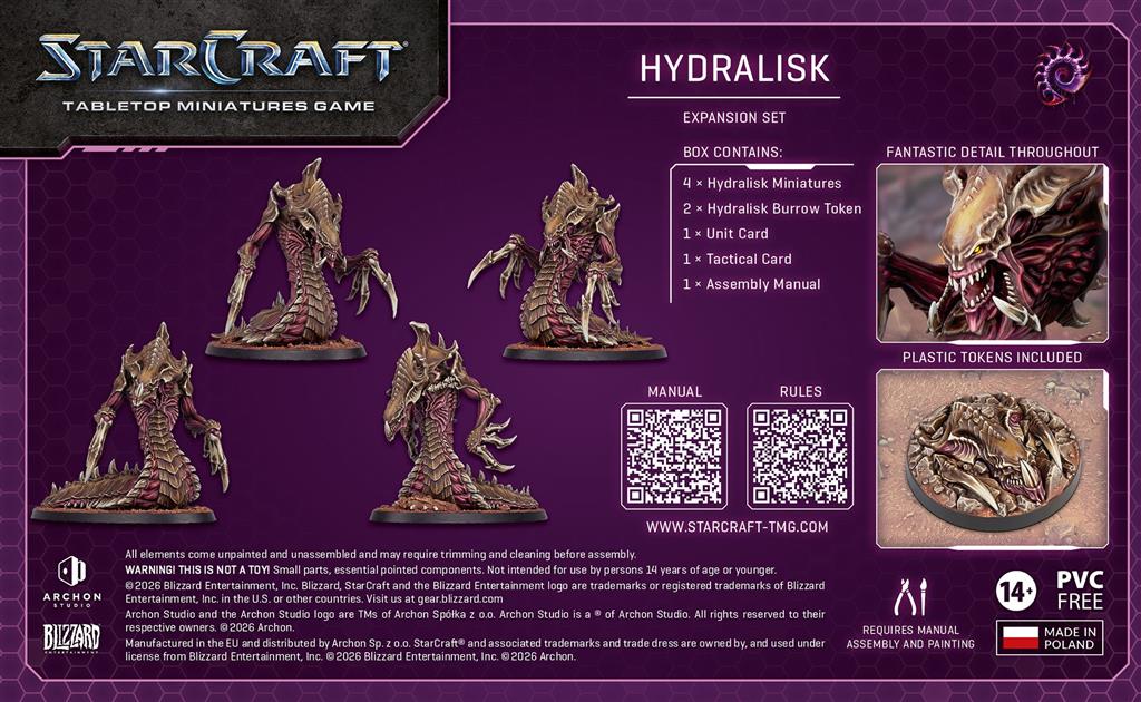 StarCraft The Miniatures Game: Hidralisk - Zerg - Expansion (Ingles) - Imagen 2