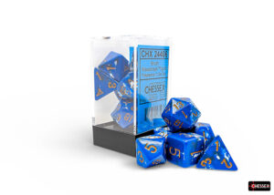Chessex: Brush Polyhedral Wavebreak/gold 7-Die Set
