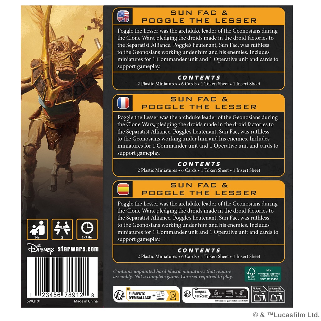 SW Legión: Sun Fac & Poggle the Lesser - Imagen 3
