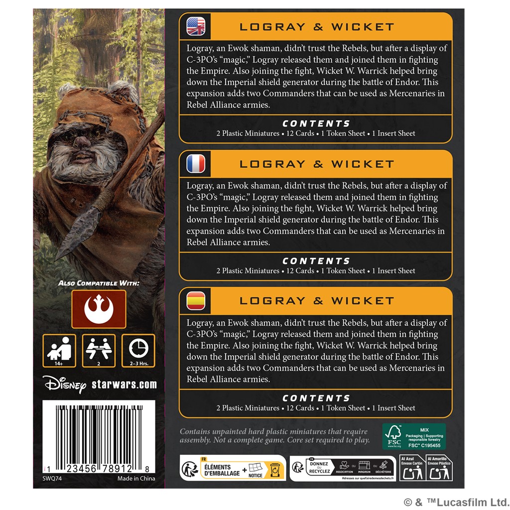 SW Legión: Logray & Wicket Commander - Imagen 3