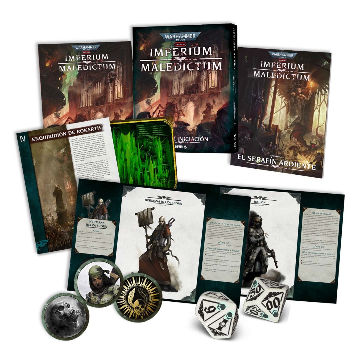 Warhammer 40.000 Rol: Imperium Maledictum - Caja de iniciación - Imagen 2