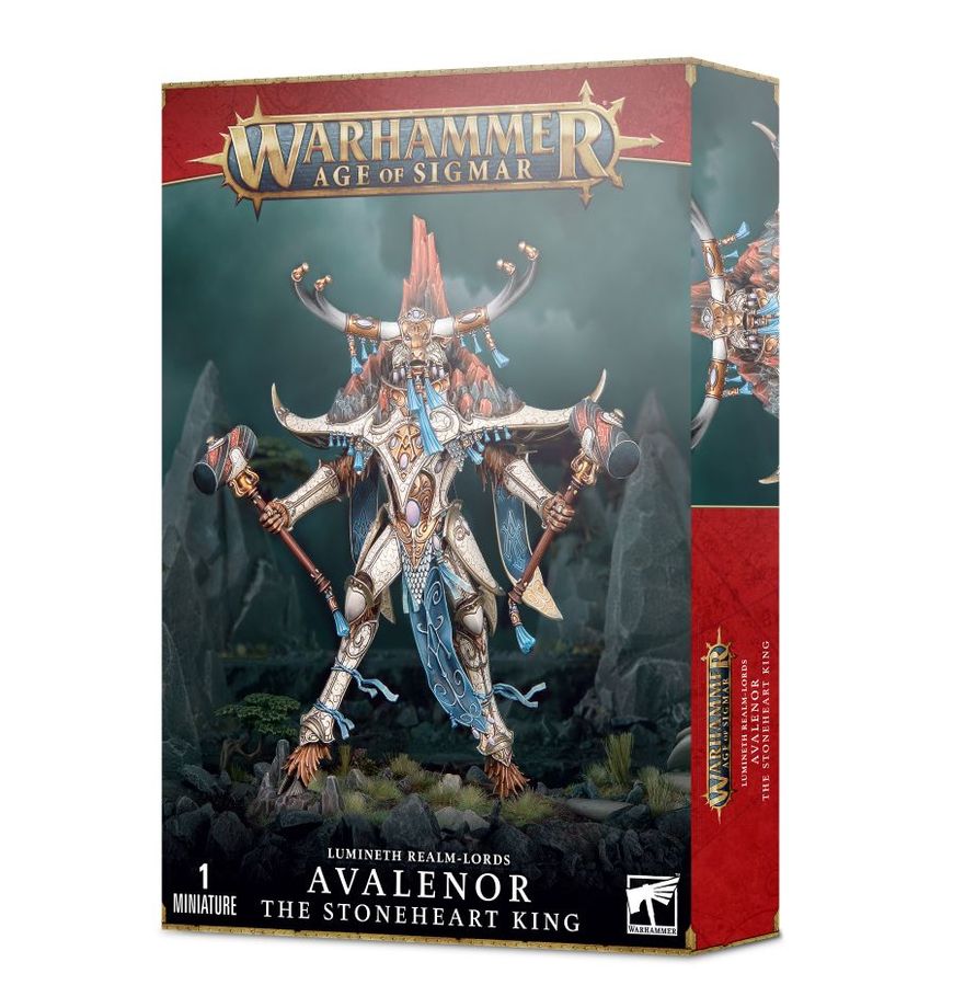 Lumineth Realm-Lords: Alarith Spirit of the Mountain/Avalenor, the Stoneheart King (VD)