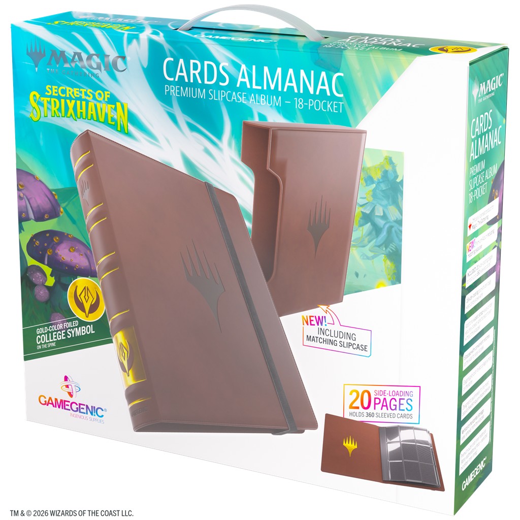 Gamegenic: MTG Secrets of Strixhaven - Card Almanac 18-Pocket Silver