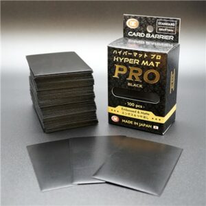 KMC: Standard Sleeves – Hyper Mat Pro – Black (100 Sleeves)