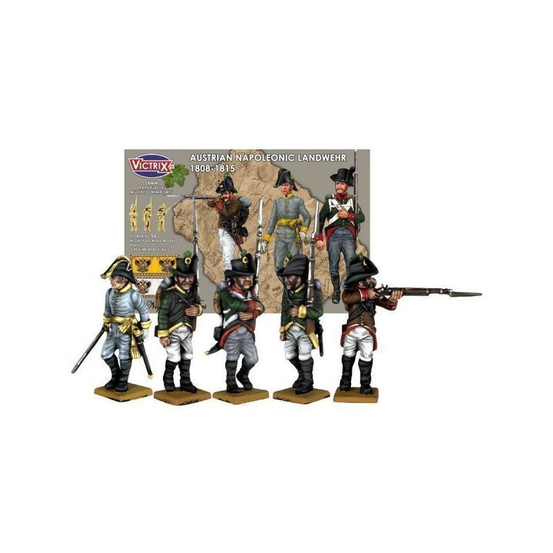 Victrix: Austrian Napoleonic Landwehr 1808-1815 VX0015 - Imagen 2