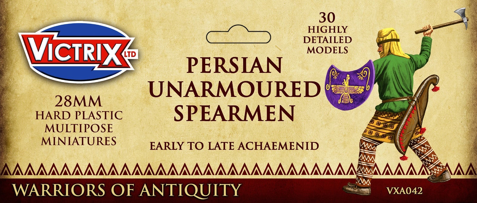 Victrix: Persian Unarmoured Spearman VXA042