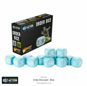Bolt Action: Orders Dice Pack – Blue