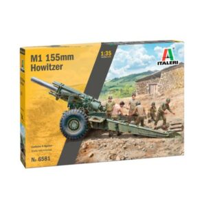 1:35 Italeri: Vehículo Militar M1 155mm Gun with crew