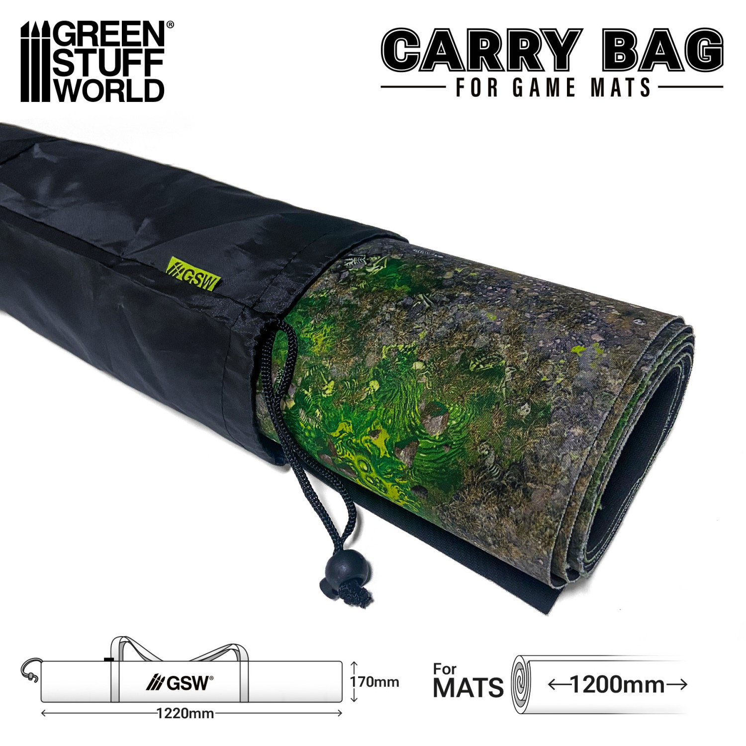 Green Stuff World: Bolsa de transporte tapetes 122cm - Imagen 2