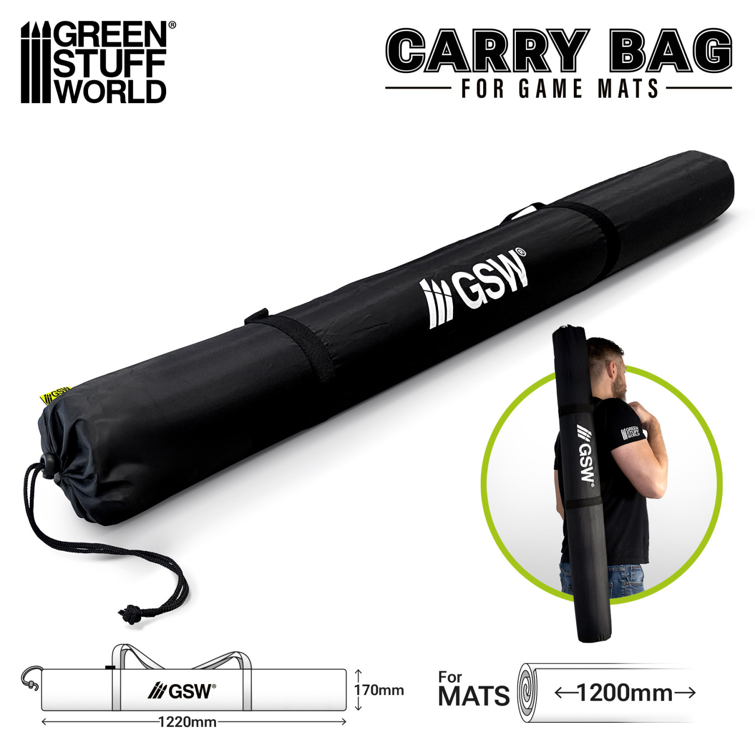 Green Stuff World: Bolsa de transporte tapetes 122cm - Imagen 3
