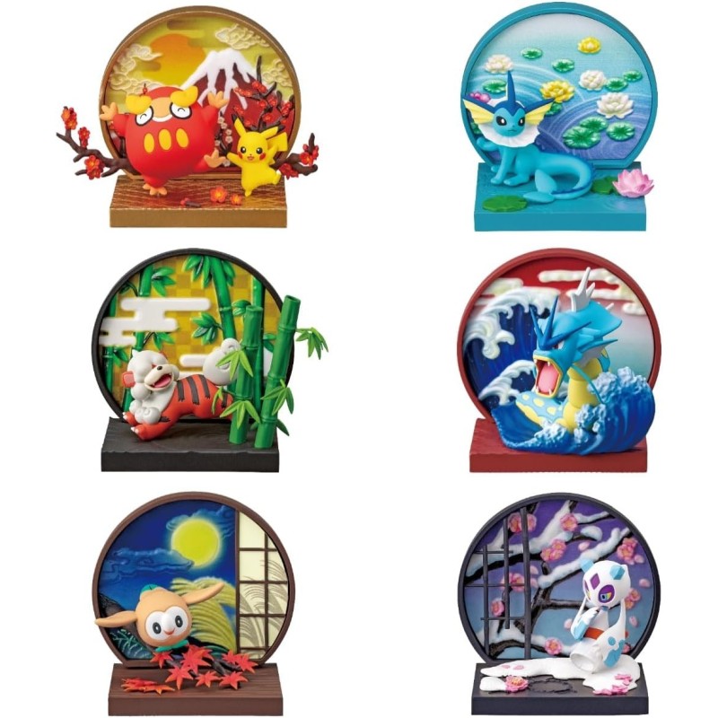 Re-Ment: Pokémon Japanese Window (1x Unidad al azar) - Imagen 2