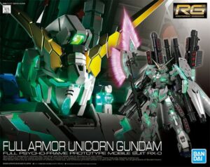 Gundam: 1/144 – RG Full Armor Unicorn Gundam Full Psycho-Frame Prototype Mobile Suit RX-0