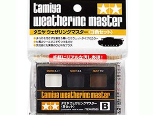 Tamiya Weathering Set B – Snow/Smut/Rust (87080)