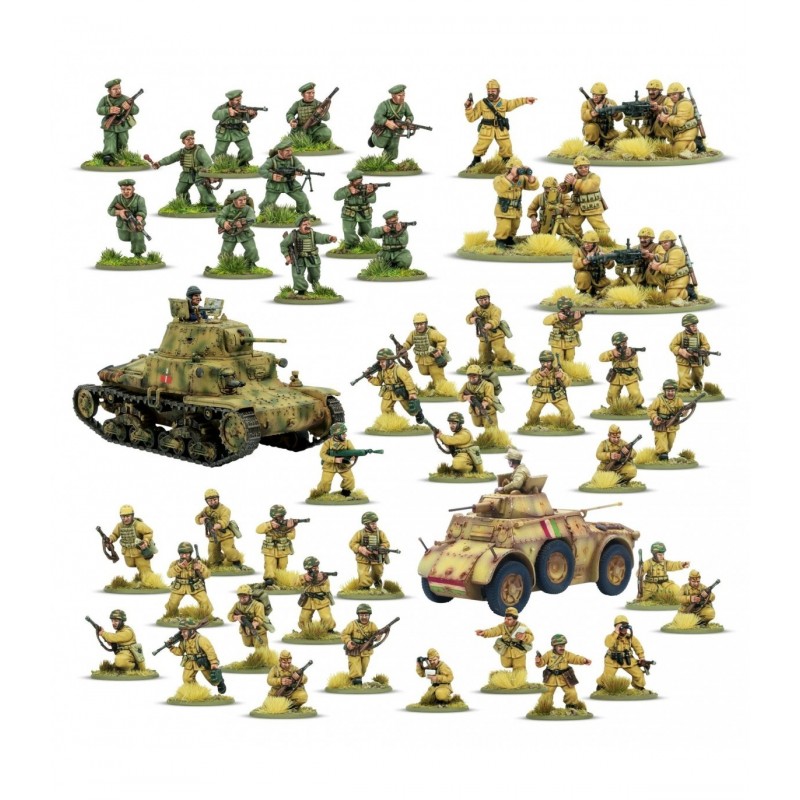 Bolt Action: Lions of the Folgore - Italian Paracadutisti Starter Army + Mini Promo - Imagen 2