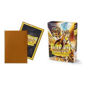 Dragon Shield: Small Sleeves Japanese Matte - Gold (60 Sleeves)