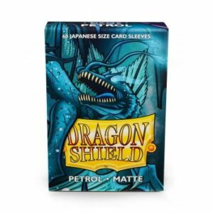 Dragon Shield: Small Sleeves Japanese Matte – Petrol (60 Sleeves)