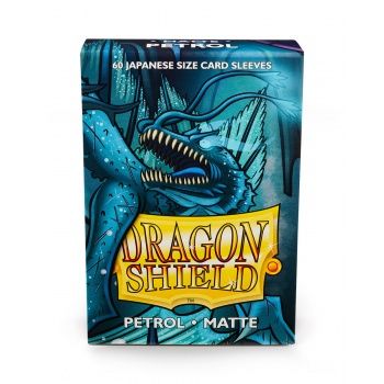 Dragon Shield: Small Sleeves Japanese Matte - Petrol (60 Sleeves)
