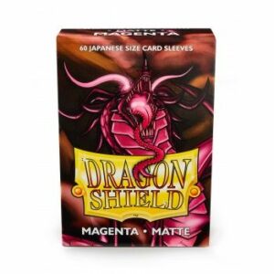 Dragon Shield: Small Sleeves Japanese Matte – Magenta (60 Sleeves)