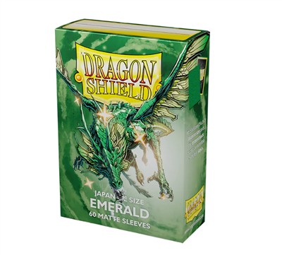 Dragon Shield: Small Sleeves Japanese Matte - Emerald (60 Sleeves)