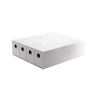 Dragon Shield: Storage Card Drawers Fortress – Horizontal – 4 – White