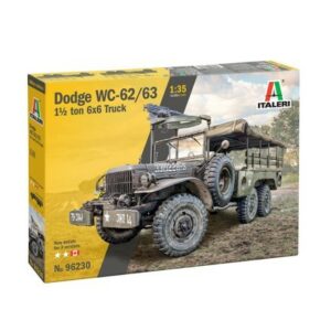 1:35 Italeri: Vehículo Militar Dodge WC62 1 1/2 t 6×6 Truck
