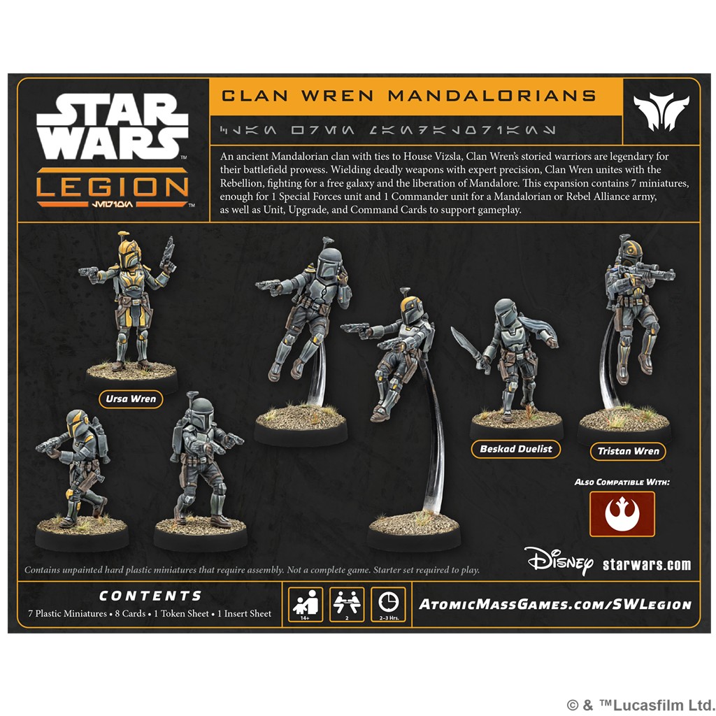 Star Wars Legión: Clan Wren Mandalorians - Imagen 2
