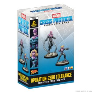 Pre Venta 26/06/2026. Marvel Crisis Protocol: Operation, Zero Tolerance Card Pack