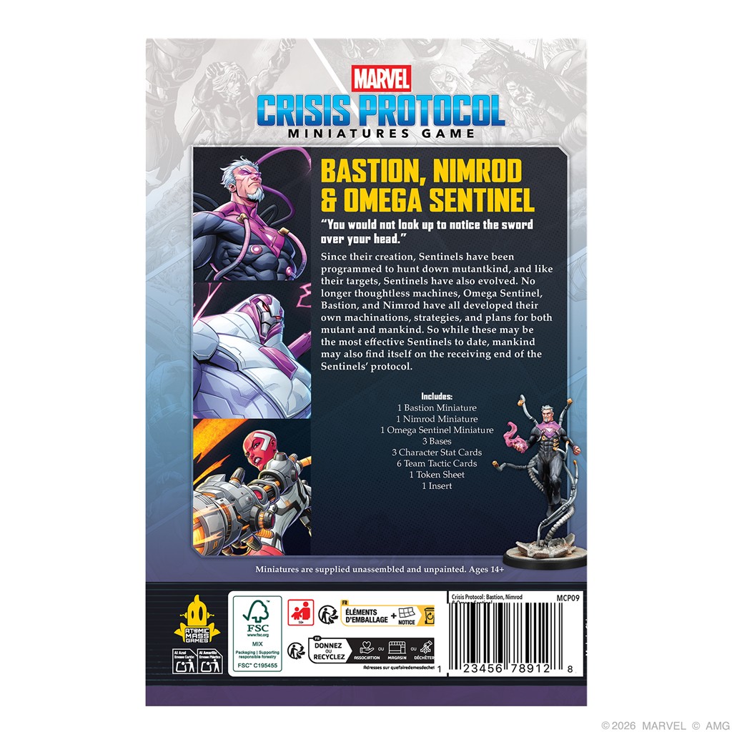 Marvel Crisis Protocol: Bastion, Nimrod & Omega - Imagen 2