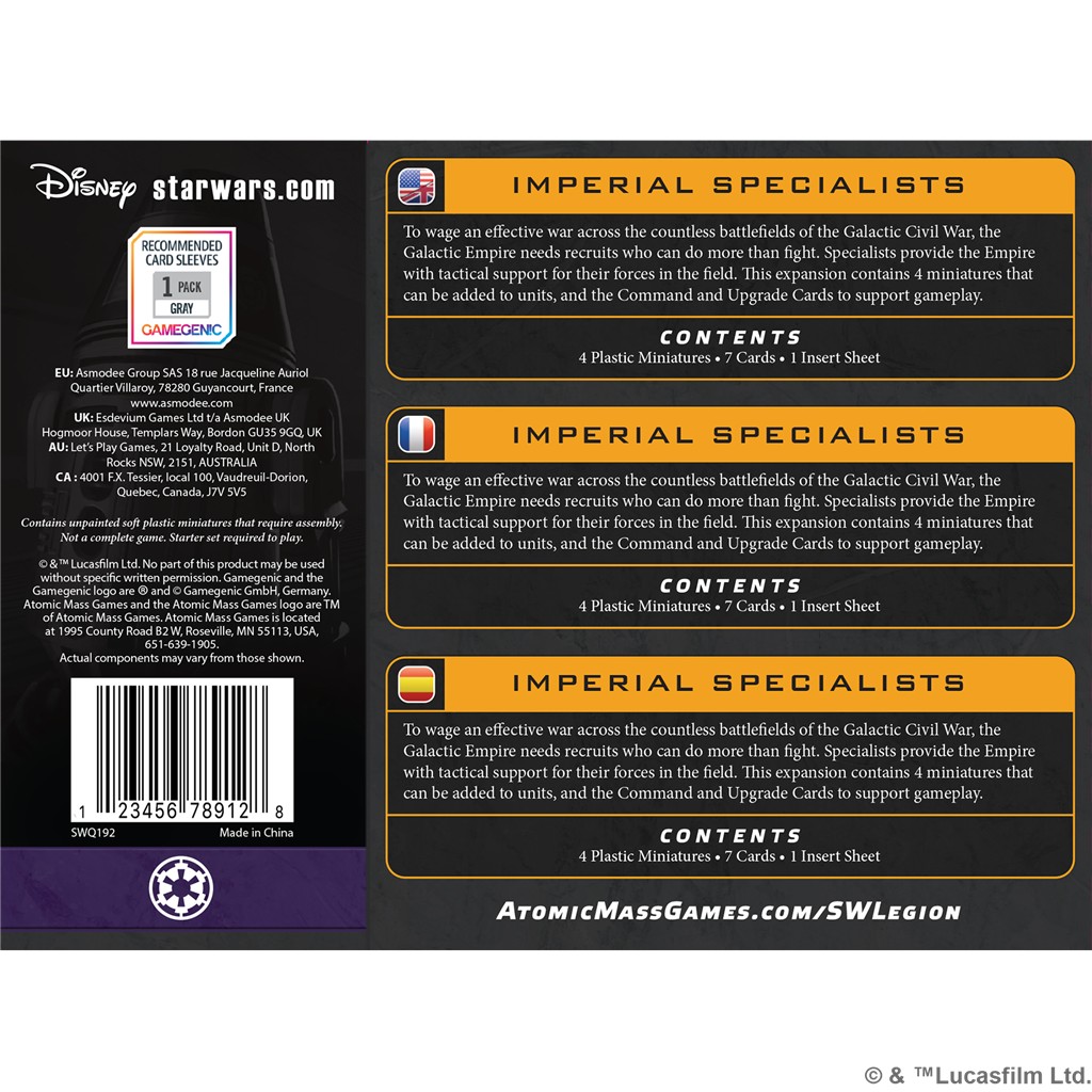 Star Wars Legión: Imperial Specialists - Imagen 2