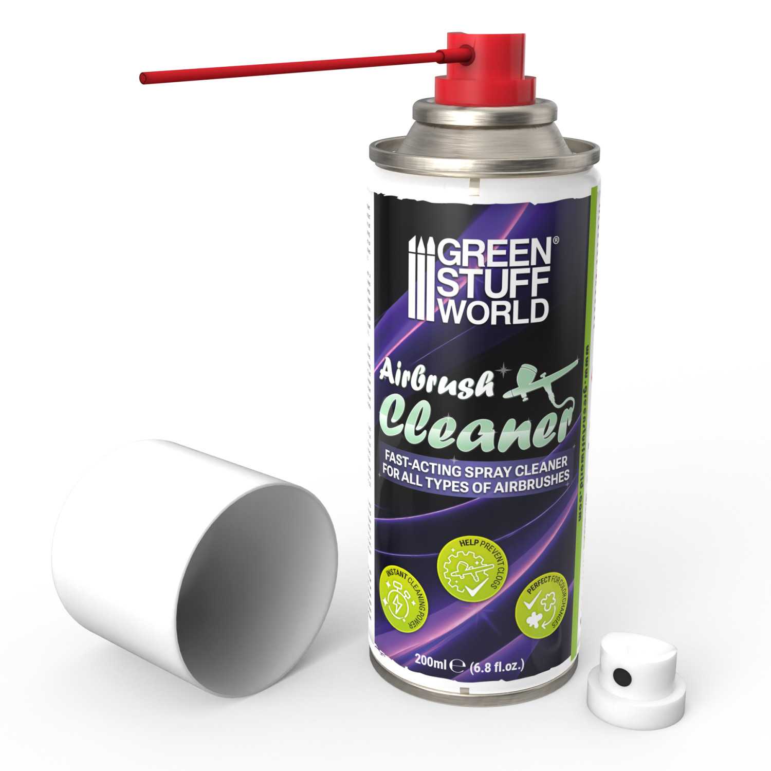 Green Stuff World: Limpiador de aerografo en Spray / Spray airbrush cleaner 200ml