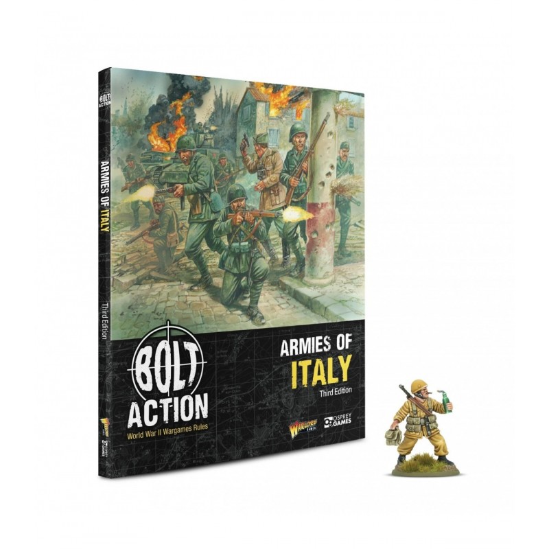 Bolt Action: Armies of Italy (2025) + Figura Promocional (Inglés)