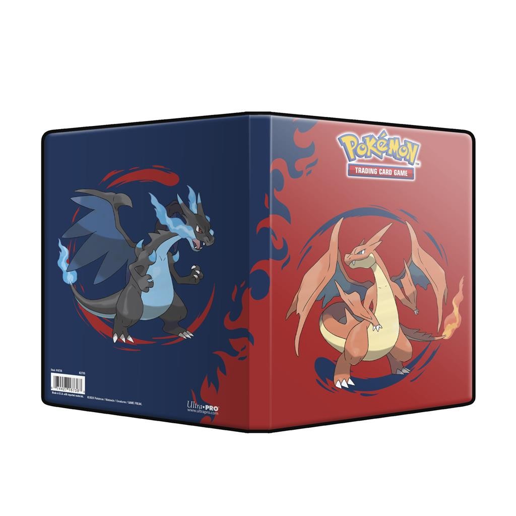 Ultra Pro: 4-Pocket Portfolio - Pokemon - Mega Charizard X and Mega Charizard Y