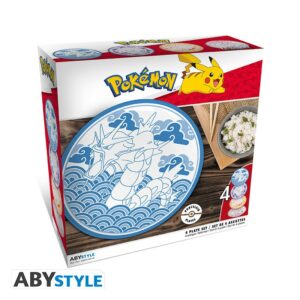 Pokemon: Set of 4 Plates – Japanese Style