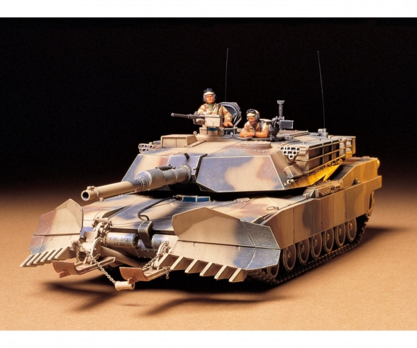 Tamiya: 1:35 US MBT M1A1 Abrams w/Mine Plow (300035158)