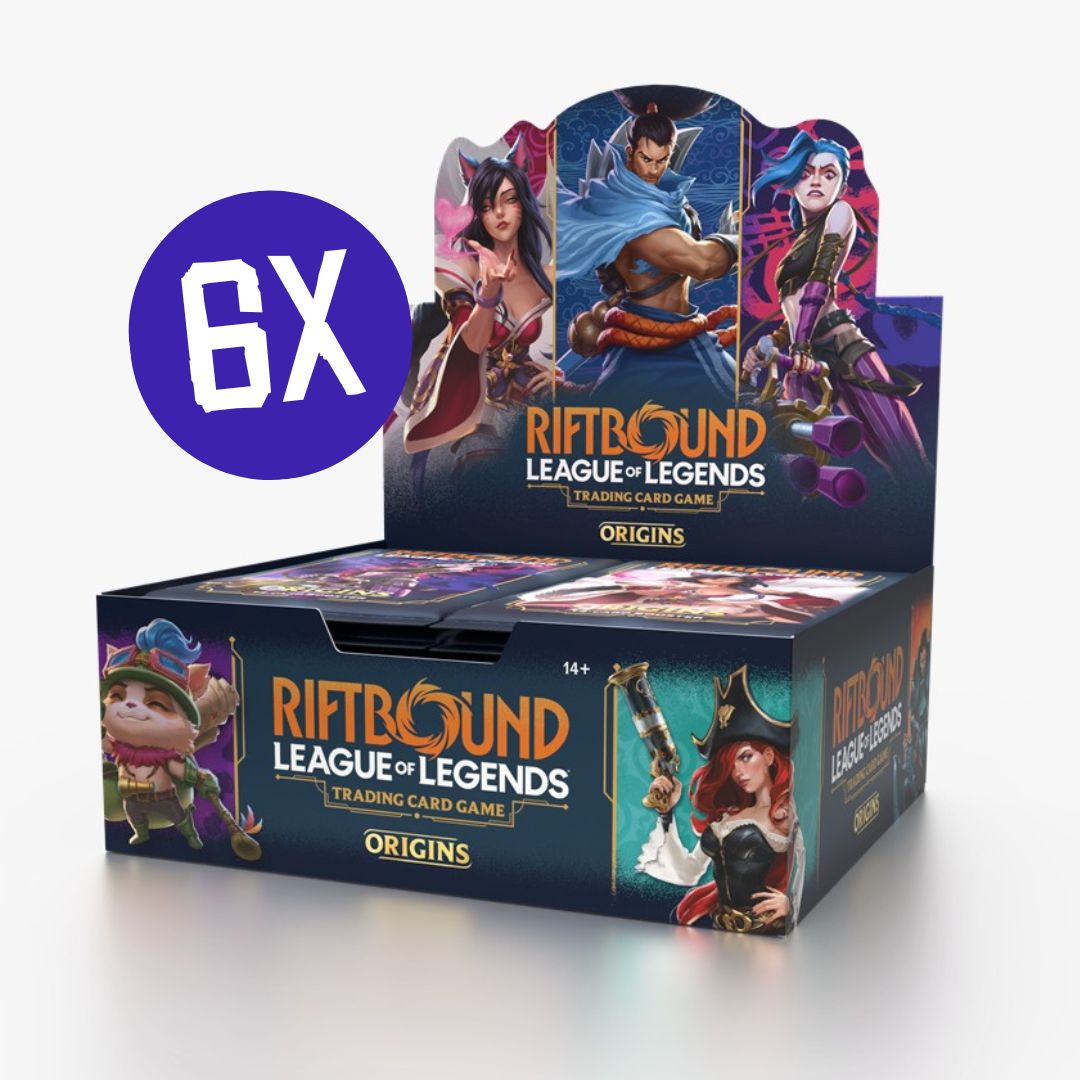 Riftbound: League of Legends TCG - Origins Booster Box CASE (6x Booster Box) EN