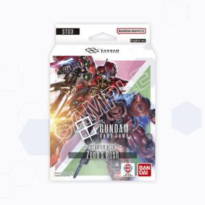 Gundam Card Game: Starter Deck ST03 Zeons Rush – EN