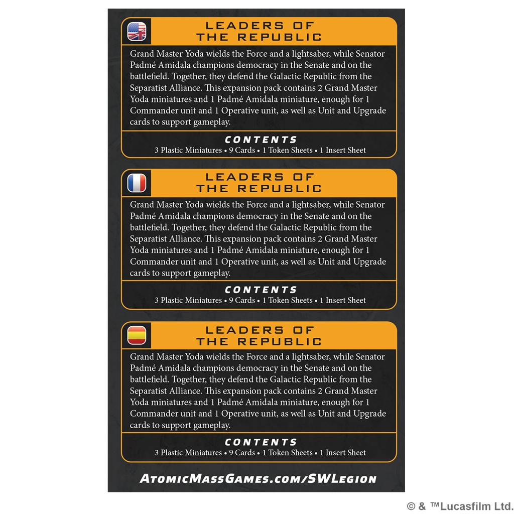Star Wars Legión: Leaders of the Republic - Imagen 2