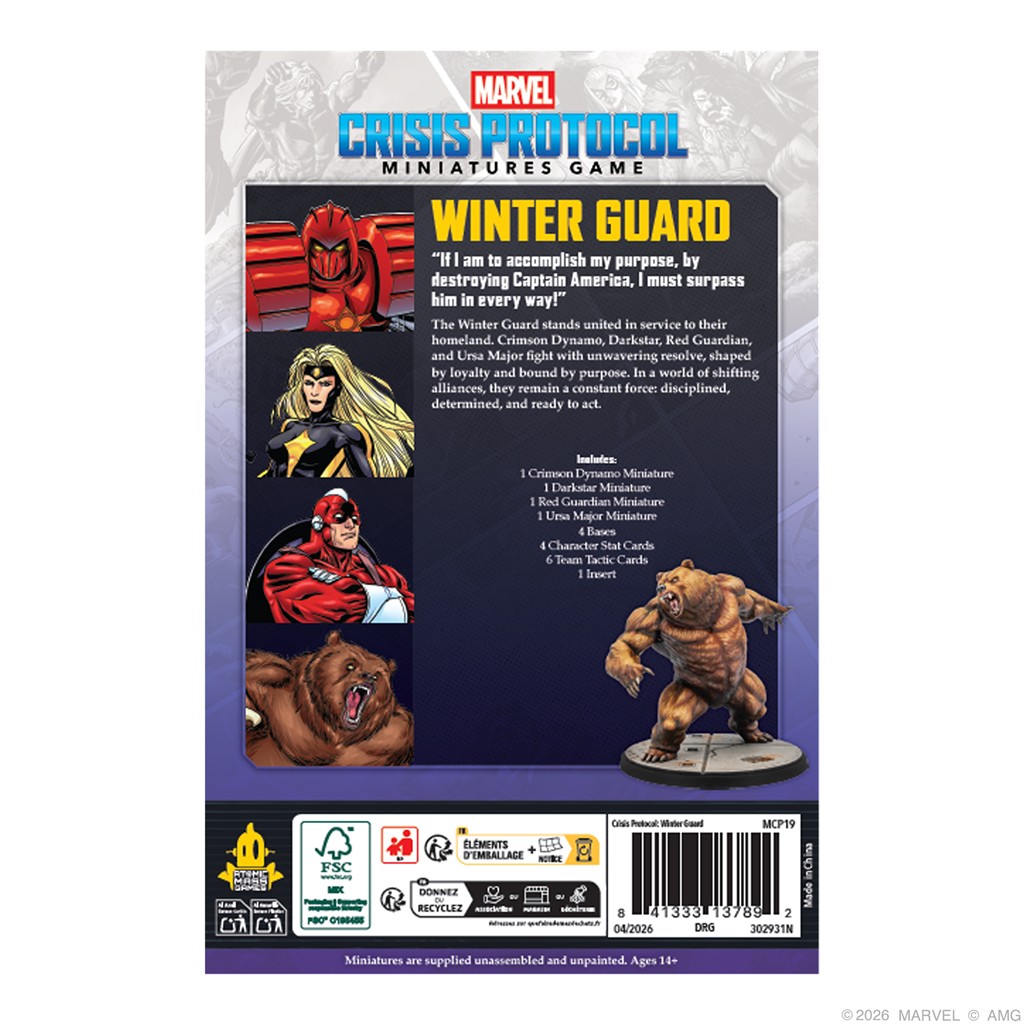 Marvel Crisis Protocol: Winter Guard Affiliation Pack - Imagen 2