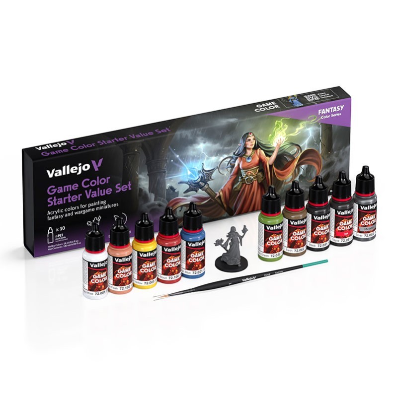 Vallejo: Game Color - Set 10 Game Color Starter Value Set 18 ml (72215)
