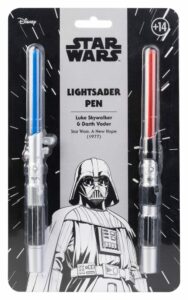 Star Wars: Set de 2 Bolígrafos de Sable de Luz Luke Skywalker & Darth Vader