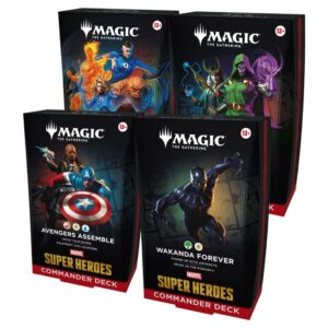 MTG: Marvel Super Heroes – Commander Deck Display (4x Decks) (EN)
