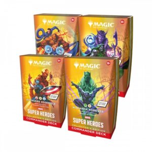 MTG: Marvel Super Heroes – Collectors Commander Deck Display (4x Decks) (EN)
