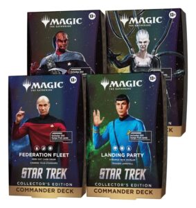Preventa 13/11/2026 – MTG: Star Trek – Collectors Commander Deck Display (4x Decks) (EN)