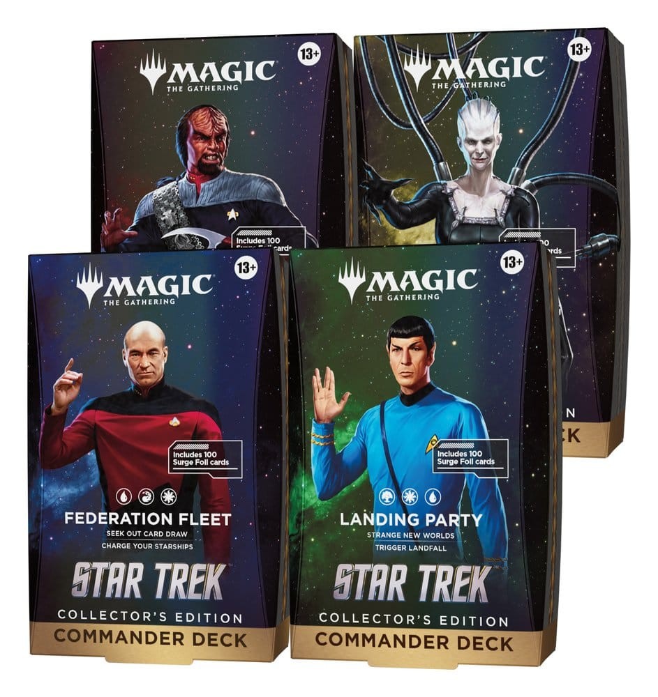 Preventa 13/11/2026 - MTG: Star Trek - Collectors Commander Deck Display (4x Decks) (EN)
