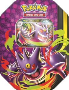 Pokemon TCG: Mega Moonlit Tin – Mega Gengar EX / Mega Clefable EX (Ingles)