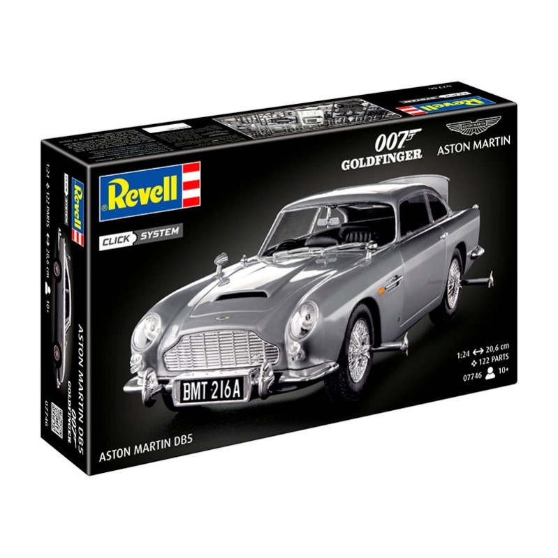 Revell: 1:24 - Coche James Bond Aston Martin DB5 (Click System).